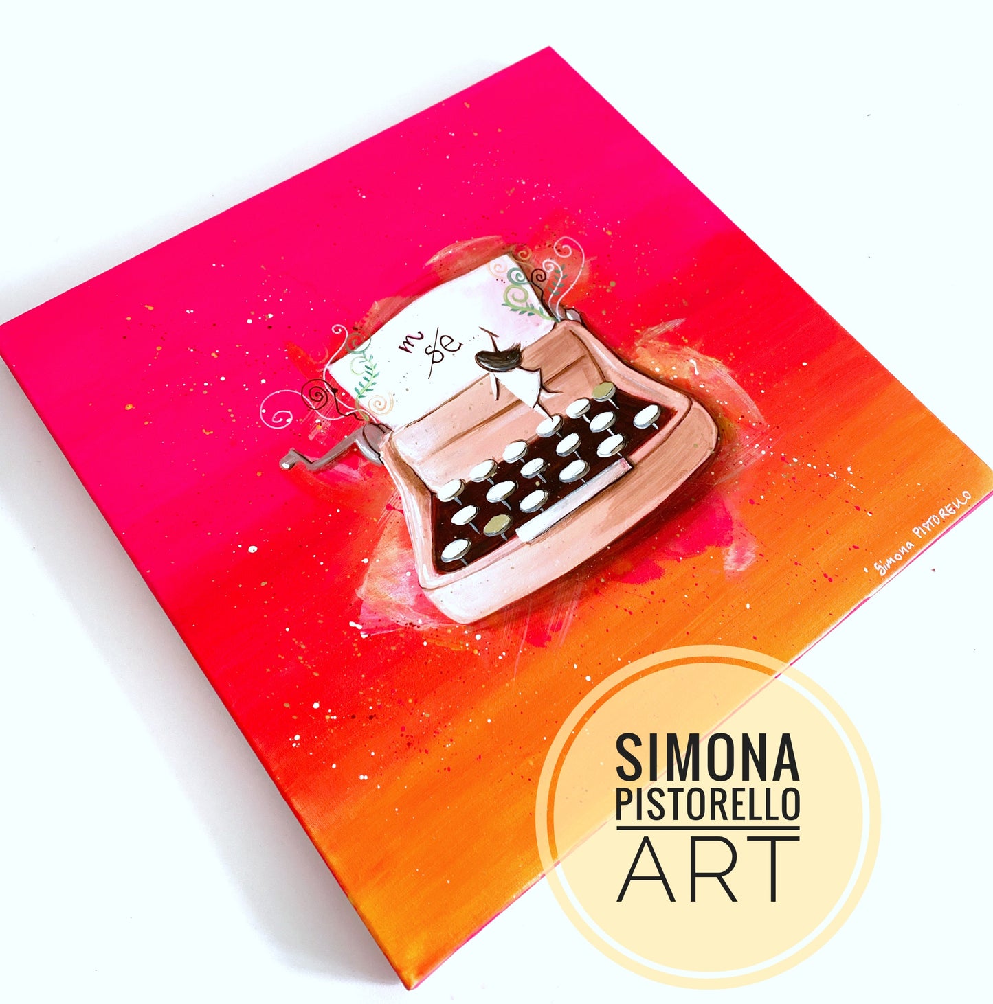 Dipinto su tela "ME".