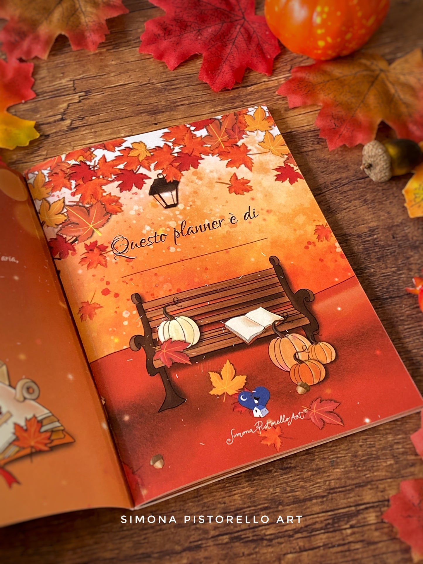 Planner d'Autunno - mensile (da settembre a novembre), perpetuo