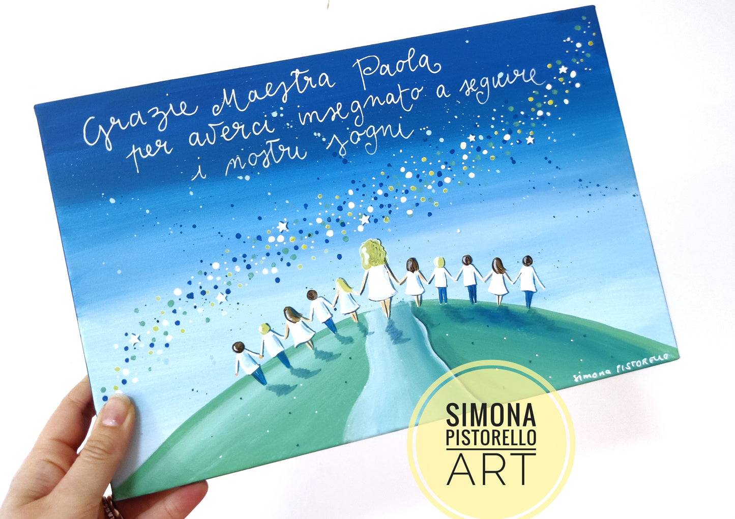 Dipinto INSEGNANTI 8  - PERSONALIZZABILE