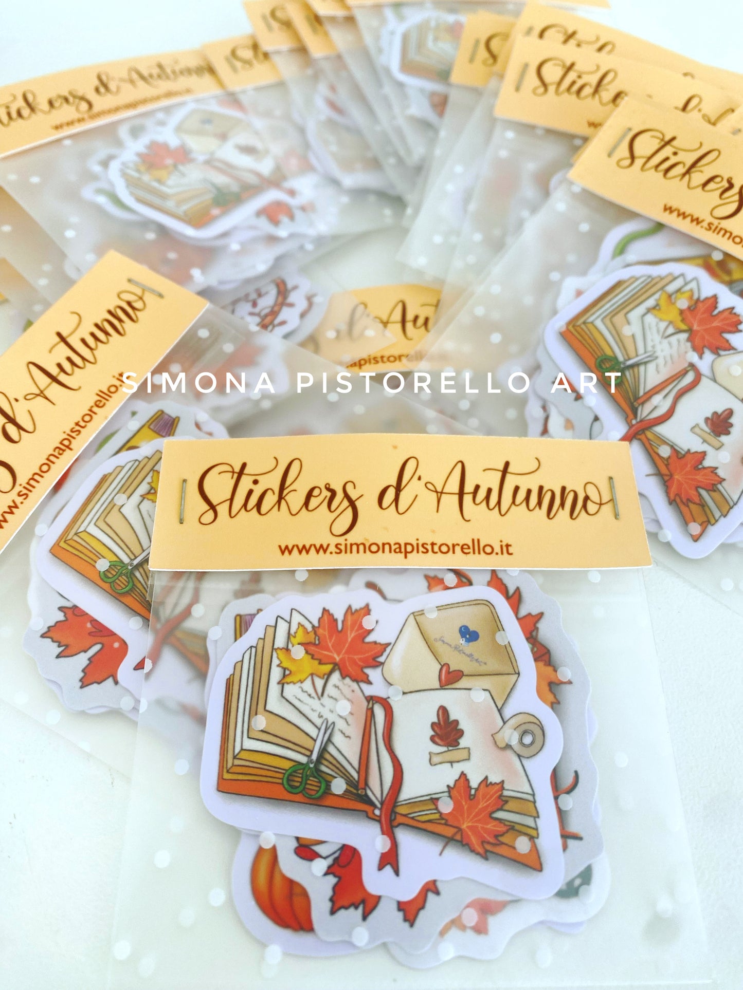 Pacchetto 5 stickers Autunno