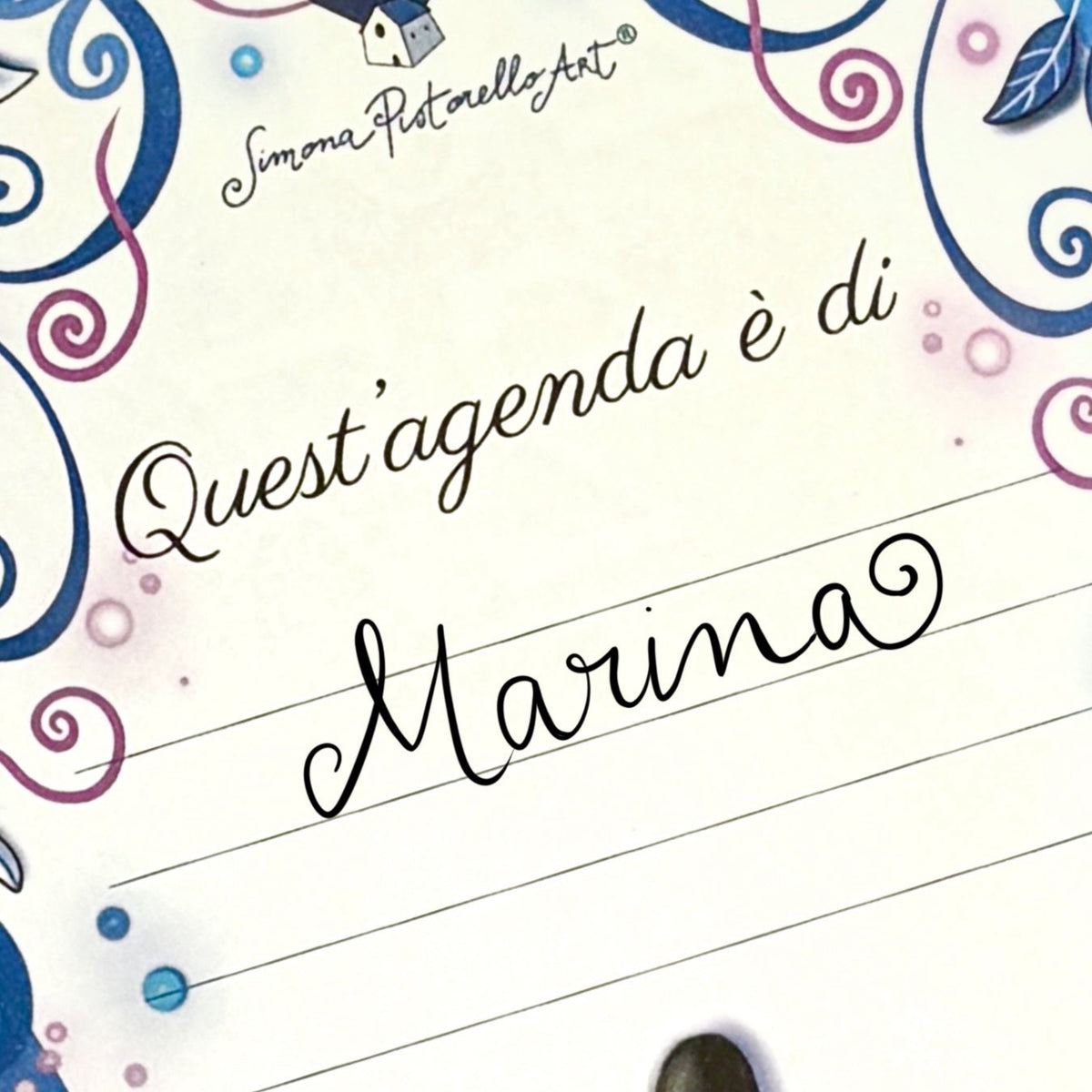 Personalizzazione prima pagina agenda 2027