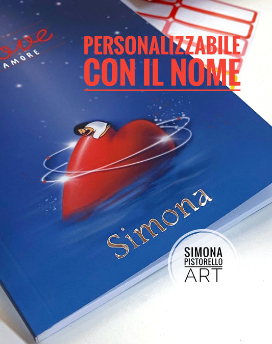 Taccuino Amore con copertina soft touch