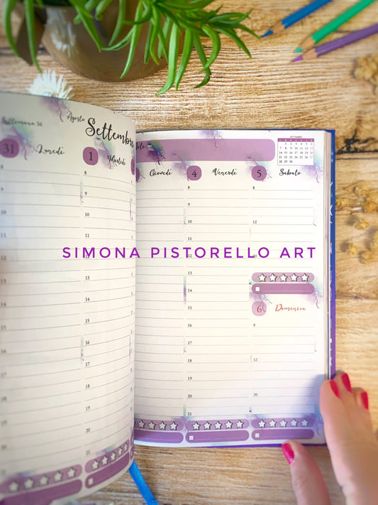 AGENDA 2026: Un passo alla volta, fidati del percorso - Color AMETISTA