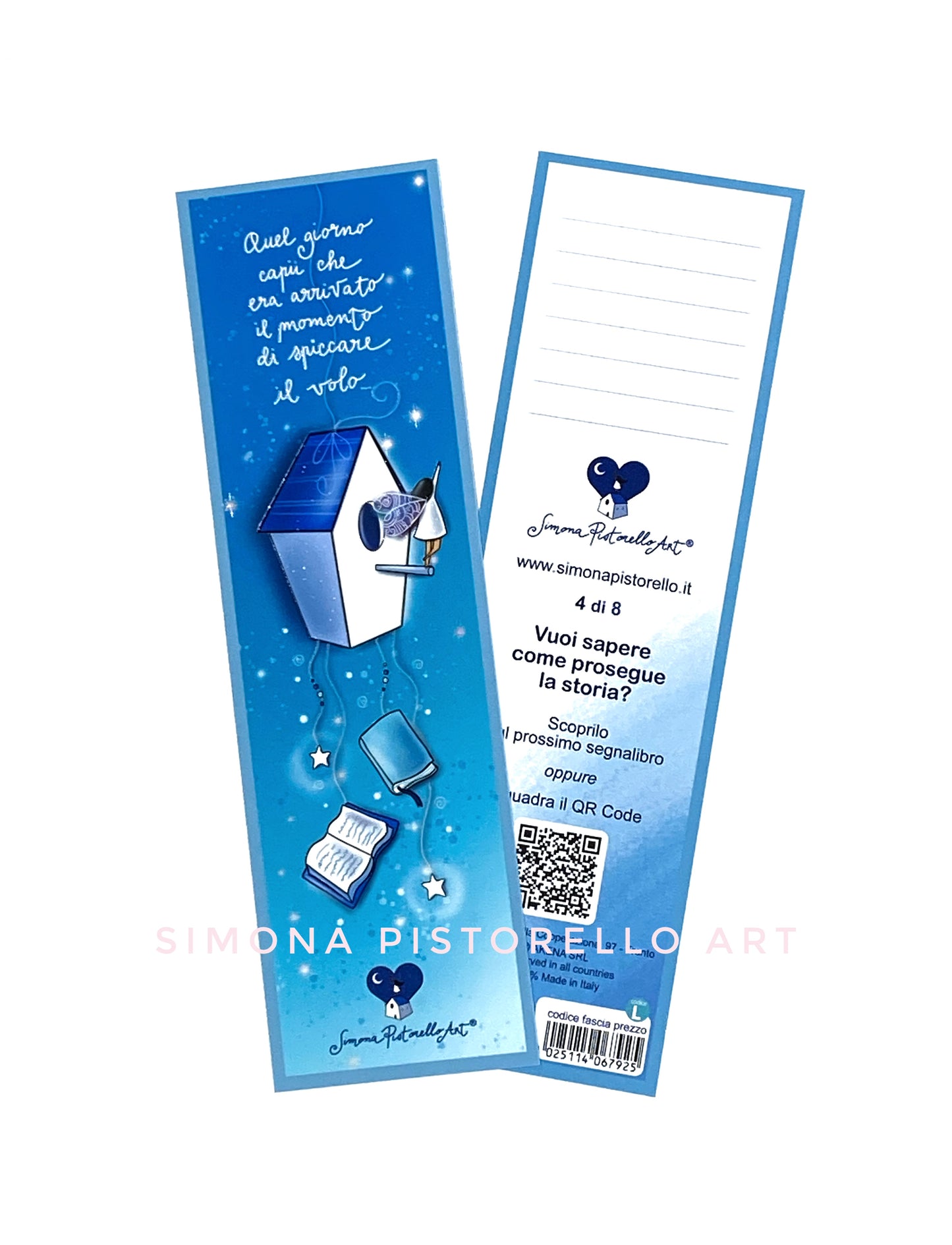 Set 8 segnalibri "Viaggio tra i Libri"