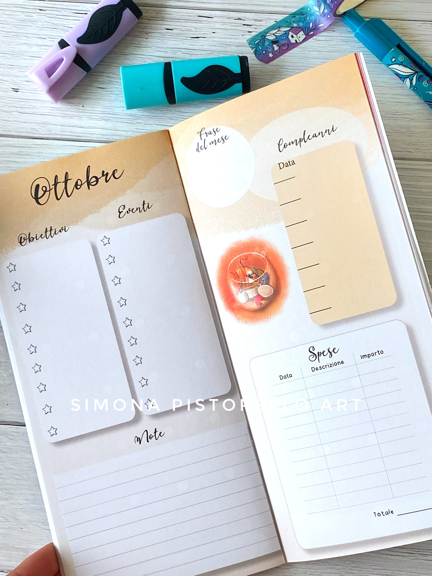 Pocket Planner Mensile Cielo