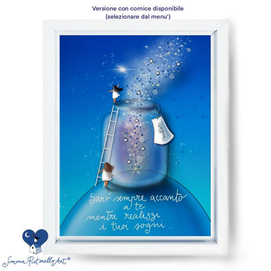 Barattolo dei sogni (padrino/madrina) - personaggi personalizzabili