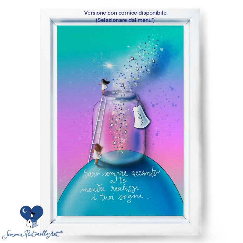 Barattolo dei sogni (padrino/madrina) 2- personaggi personalizzabili