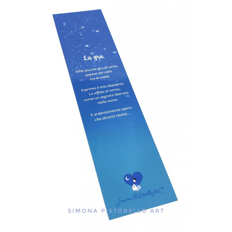 Segnalibro Origami Gru