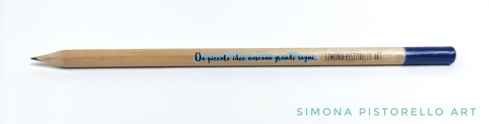 Matita "Da piccole idee nascono grandi sogni"