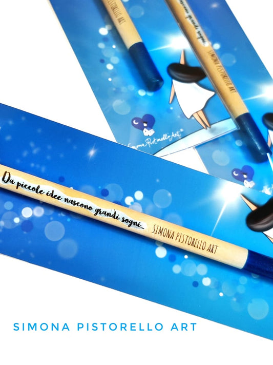 Matita "Da piccole idee nascono grandi sogni"
