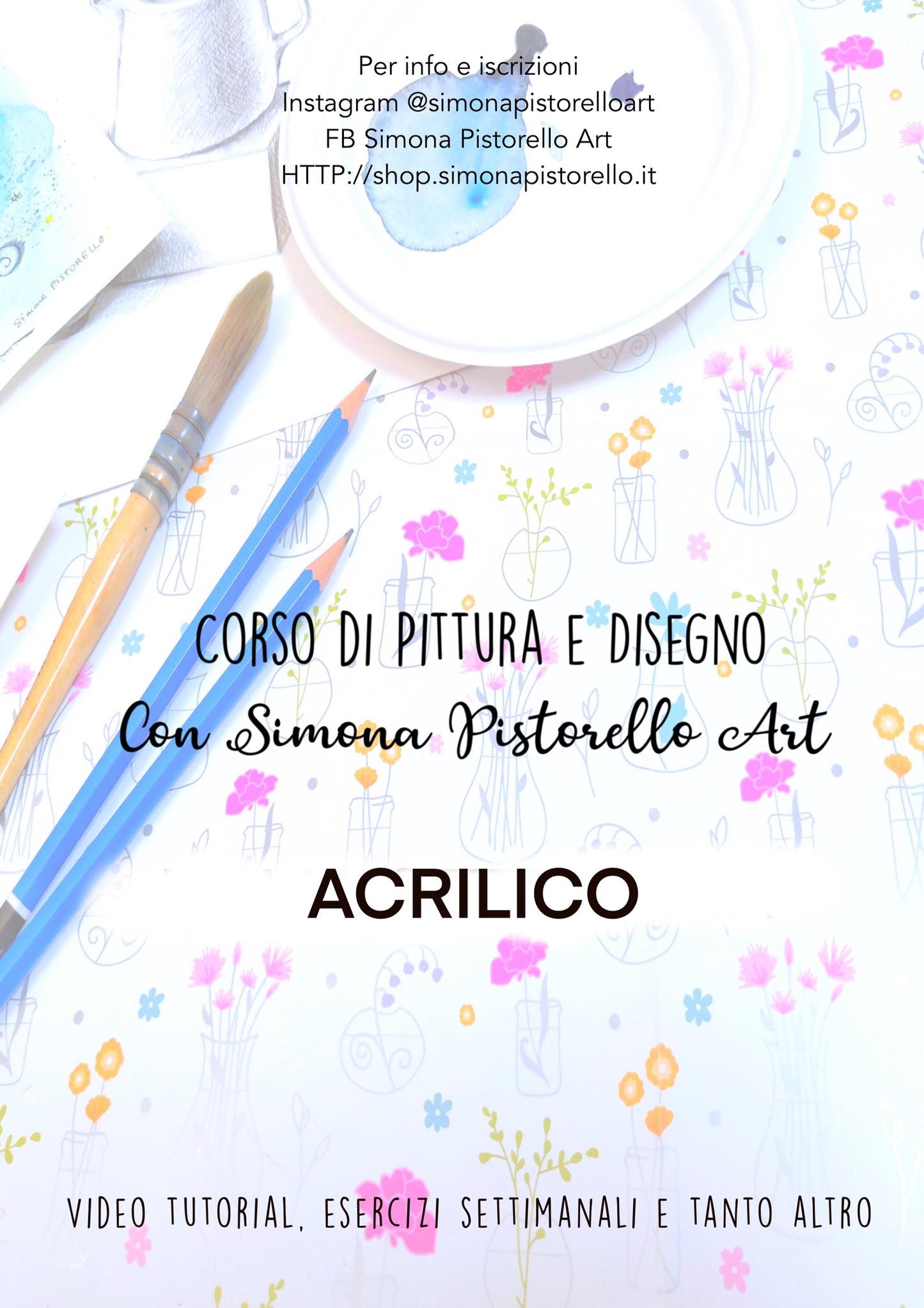 Corso di Pittura e Disegno Online - ACRILICO