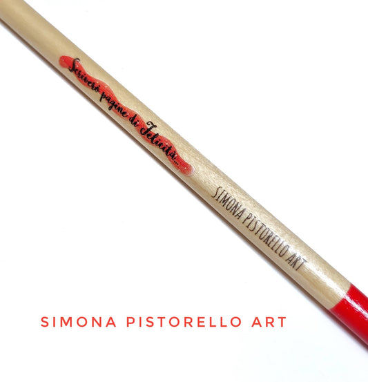 Matita "Scriverò pagine di Felicità