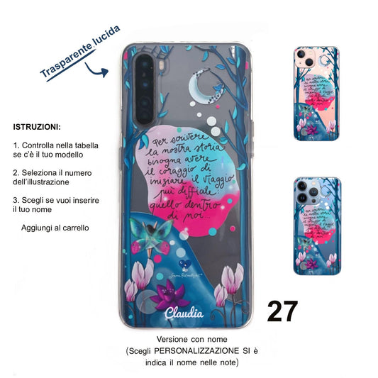 Cover per telefono flessibile 27 - TRASPARENTE LUCIDA