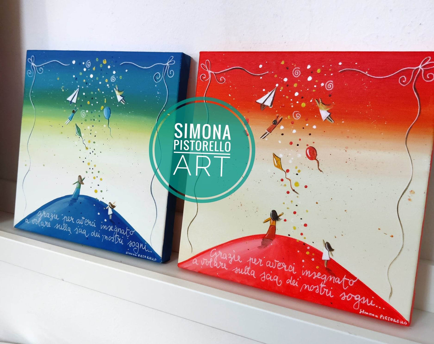 Dipinto INSEGNANTI 6  - personaggi personalizzabili