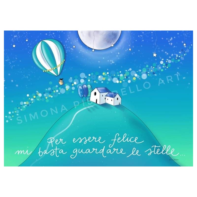 Poster Mongolfiera 50x70 cm