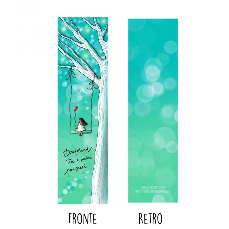 Segnalibro Dondolando tra i miei pensieri