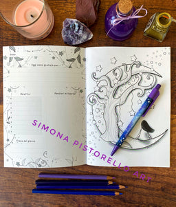 Colouring Diary Tra le Stelle - con penna in omaggio