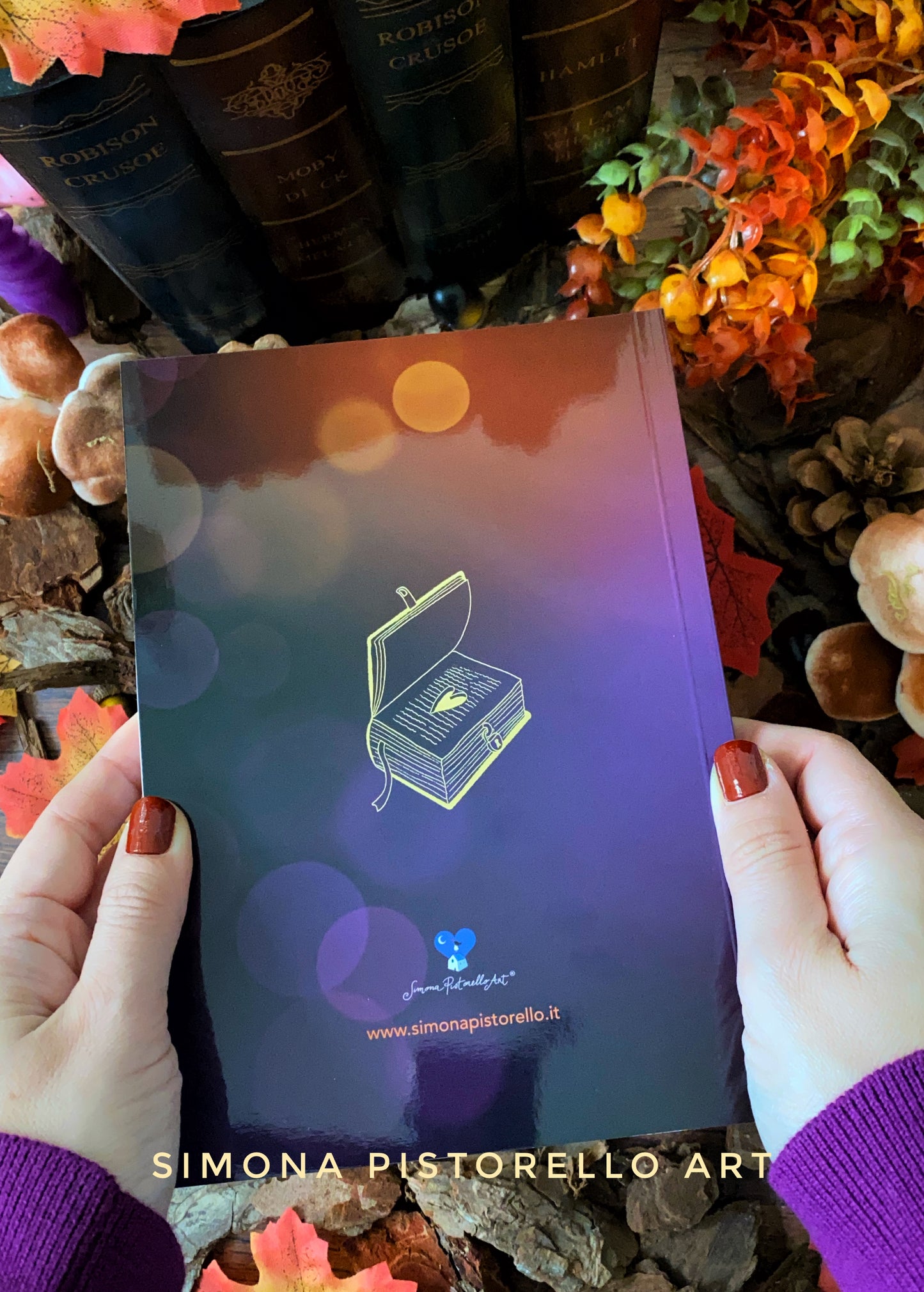 Book journal con elastico + Pacchetto 5 stickers