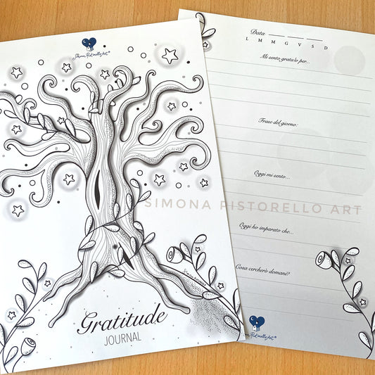 GRATITUDE JOURNAL - File con  PDF da stampare