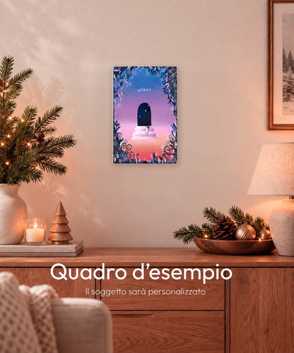 Quadro personalizzato dipinto a mano