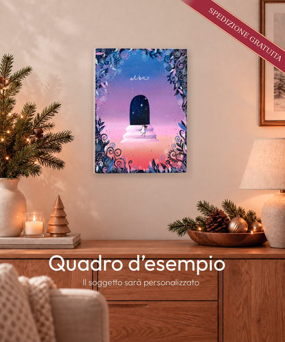 Quadro personalizzato dipinto a mano