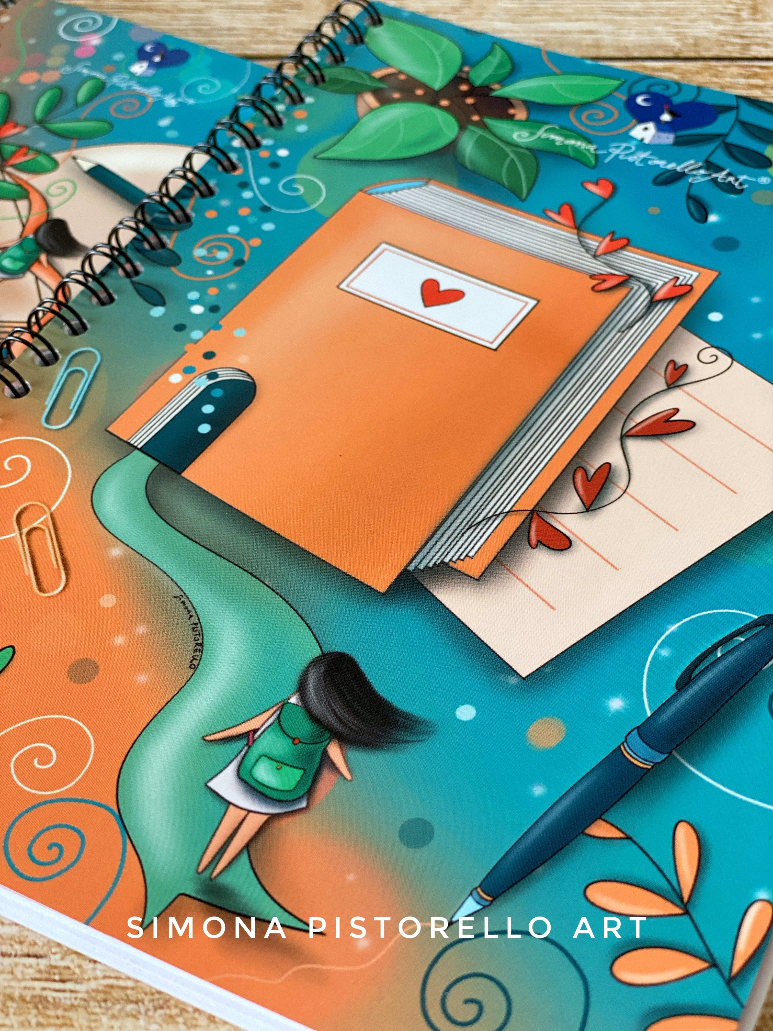 Quaderno A5 Libri + segnalibro