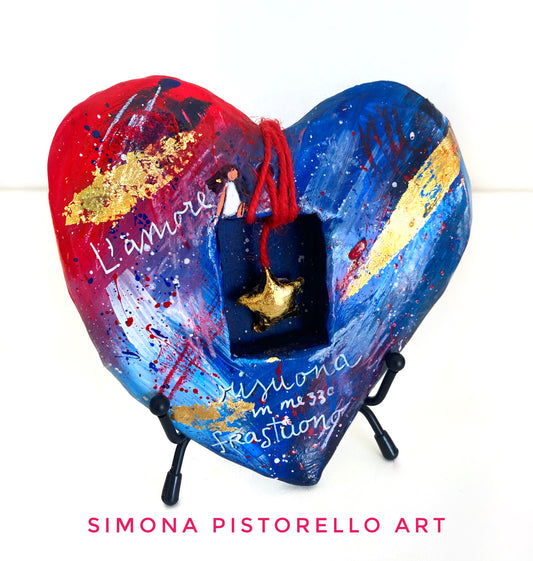 Scultura Cuore Rosso