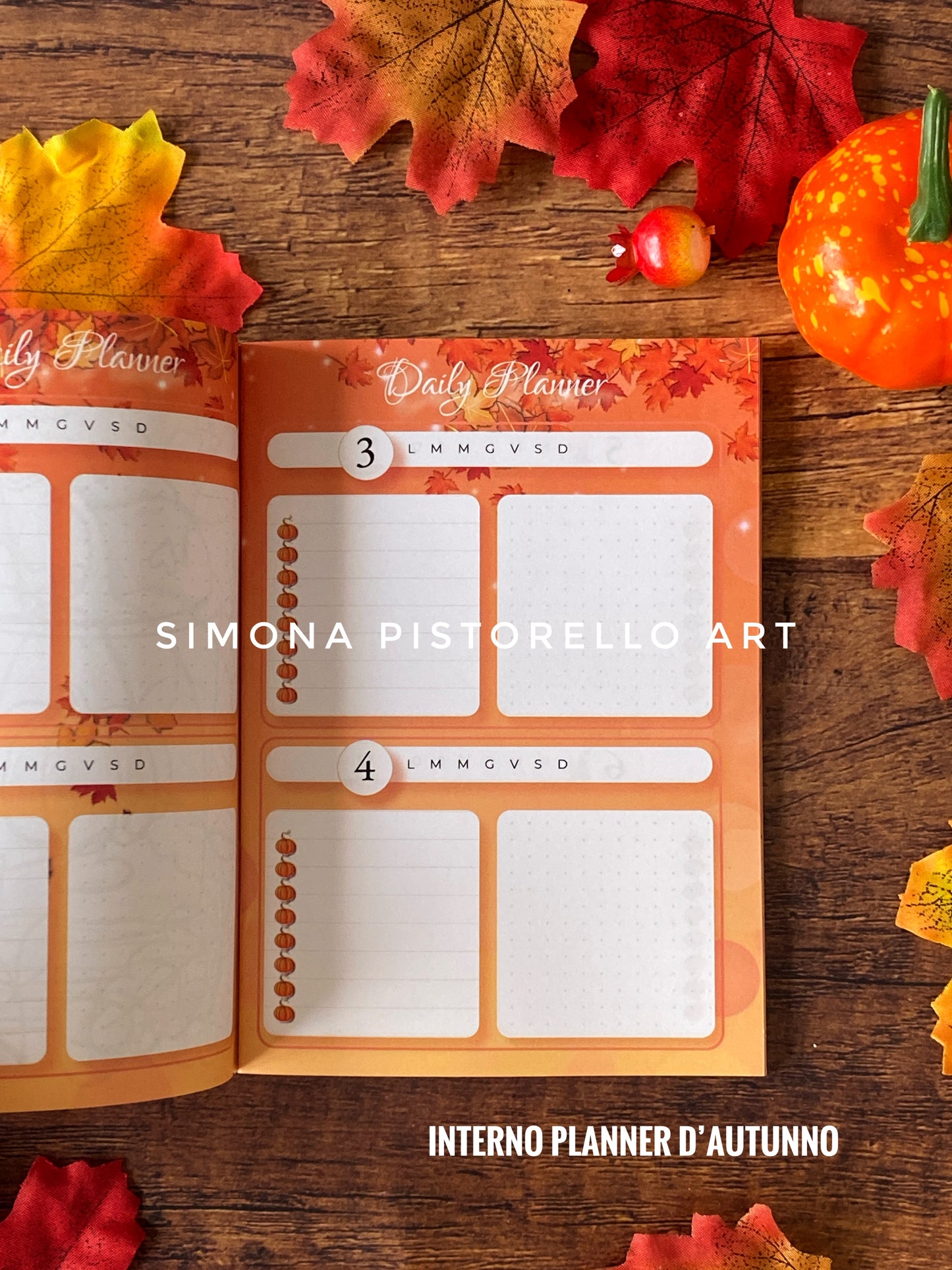 BUNDLE Colouring Diary + Planner d'Autunno + Segnalibro omaggio