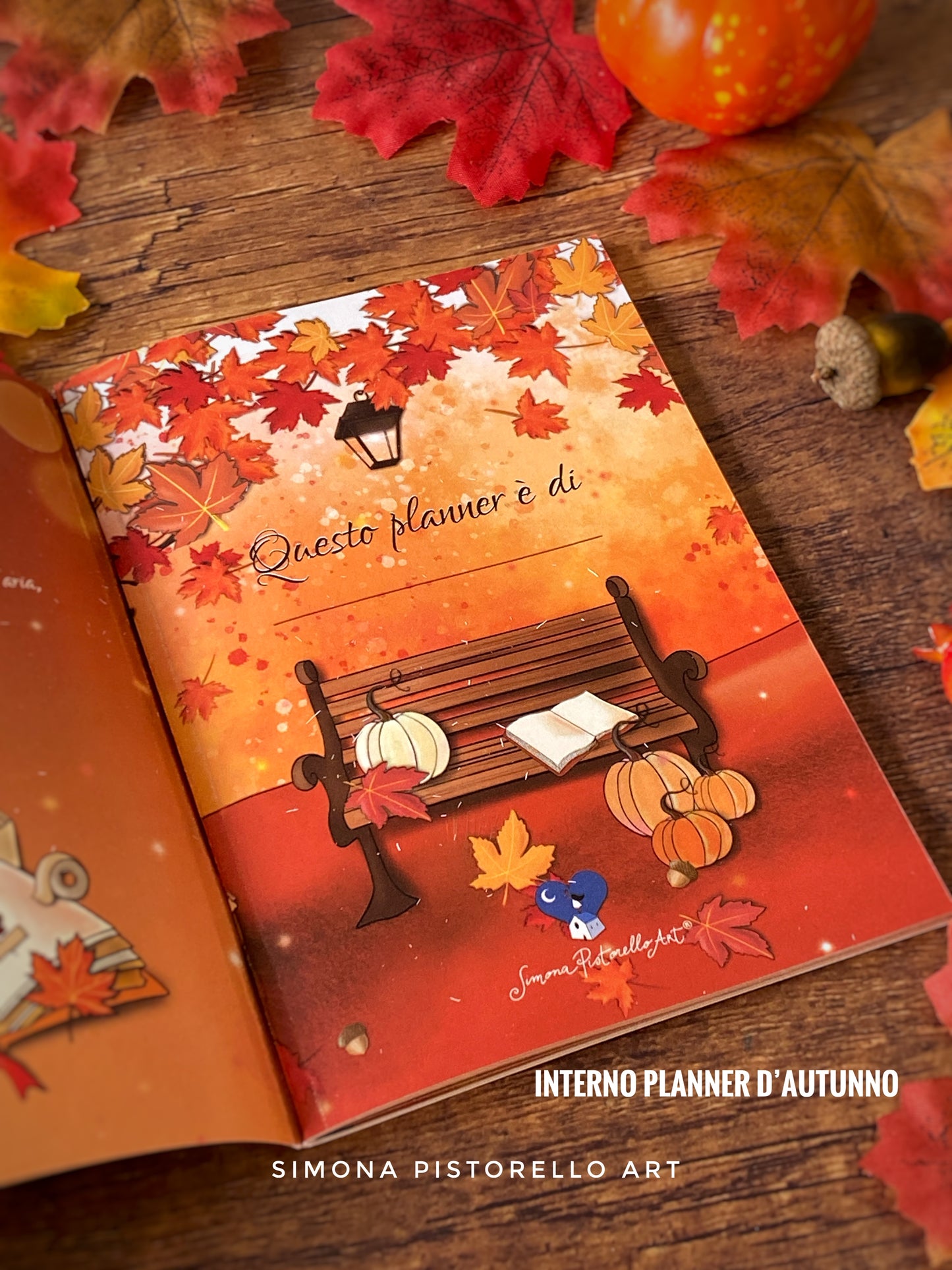 BUNDLE Colouring Diary + Planner d'Autunno + Segnalibro omaggio
