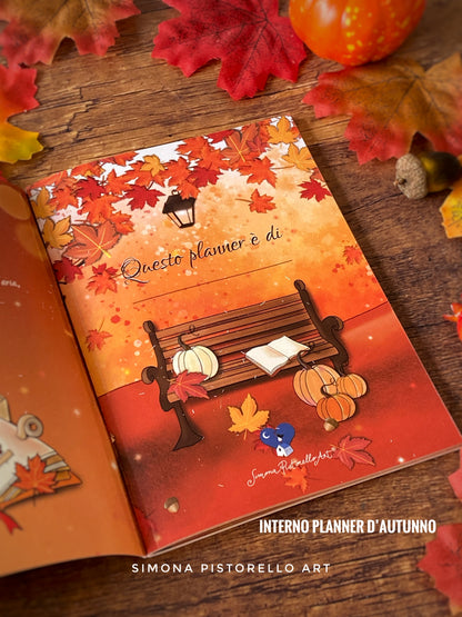BUNDLE Colouring Diary + Planner d'Autunno + Segnalibro omaggio