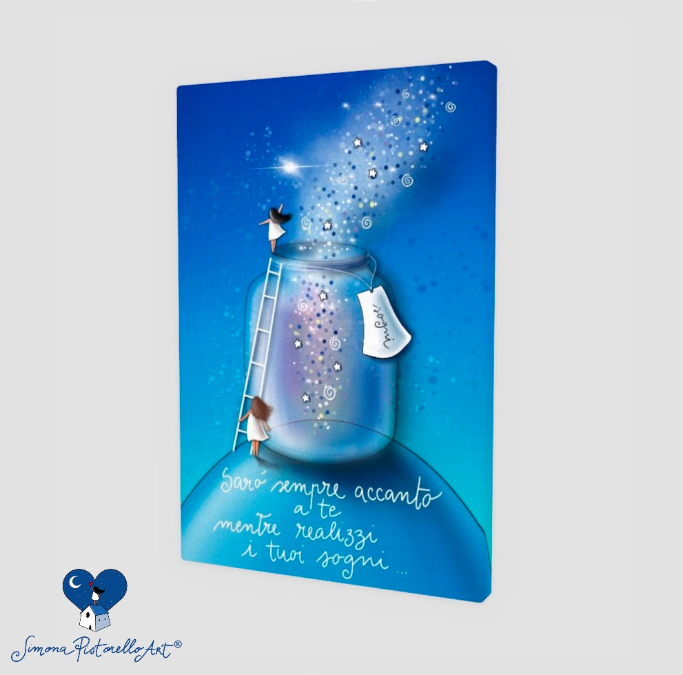 Barattolo dei sogni (padrino/madrina) - personaggi personalizzabili