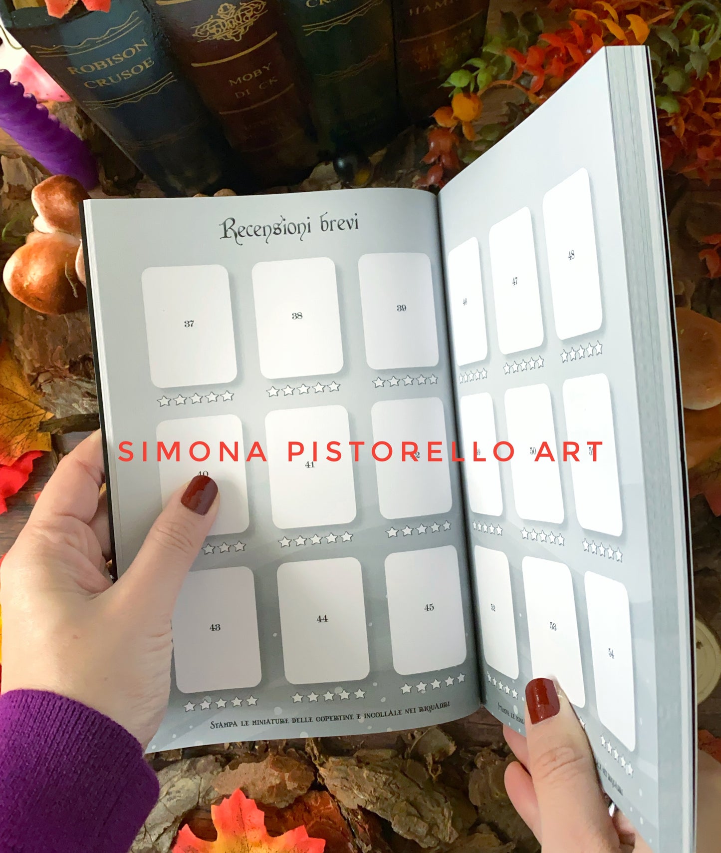 Book journal con elastico + Pacchetto 5 stickers