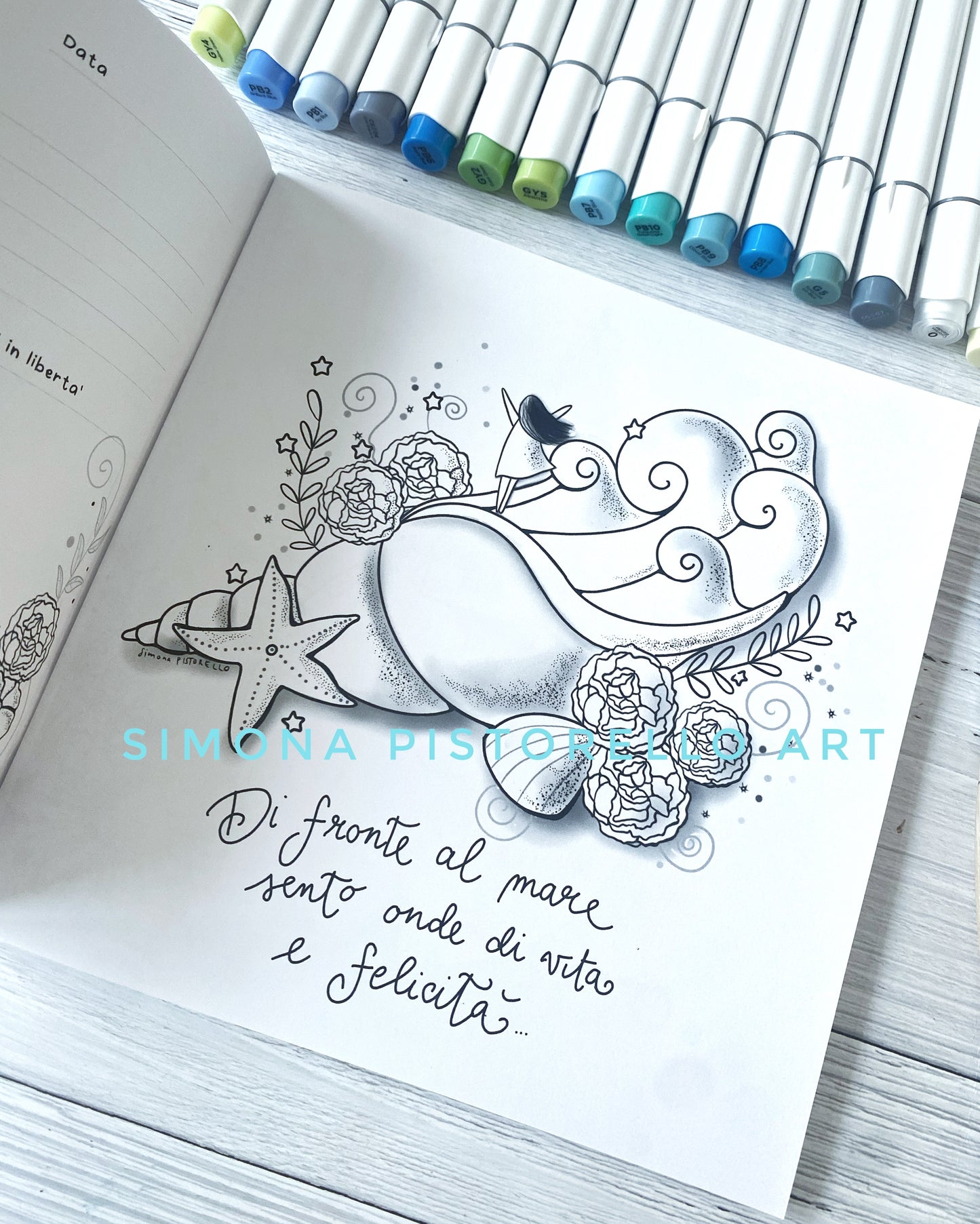 Colouring Diary  - con sticker in omaggio