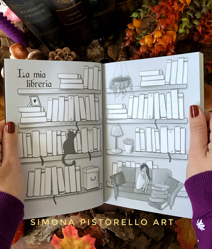 Book journal con elastico + Pacchetto 5 stickers