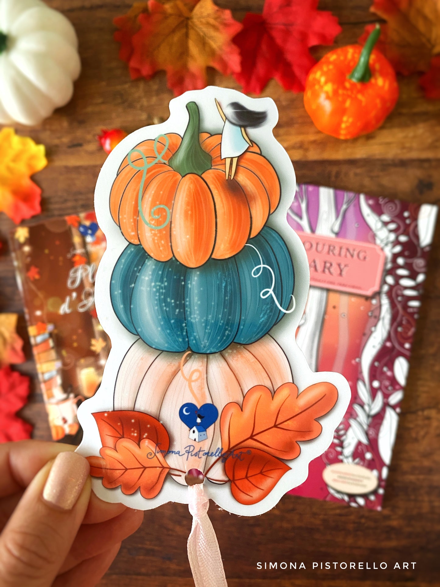 BUNDLE Colouring Diary + Planner d'Autunno + Segnalibro omaggio