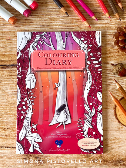 BUNDLE Colouring Diary + Planner d'Autunno + Segnalibro omaggio
