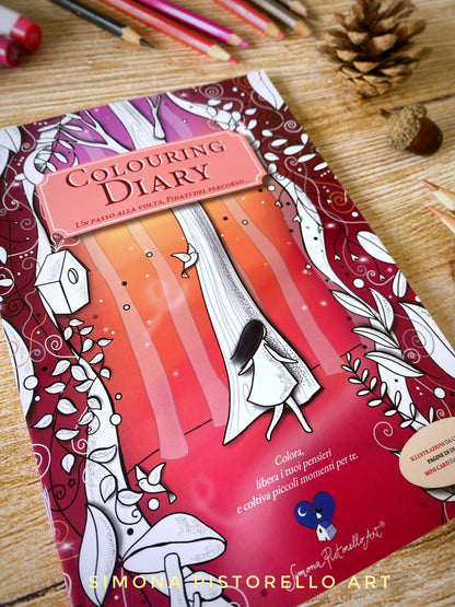 BUNDLE Colouring Diary + Planner d'Autunno + Segnalibro omaggio