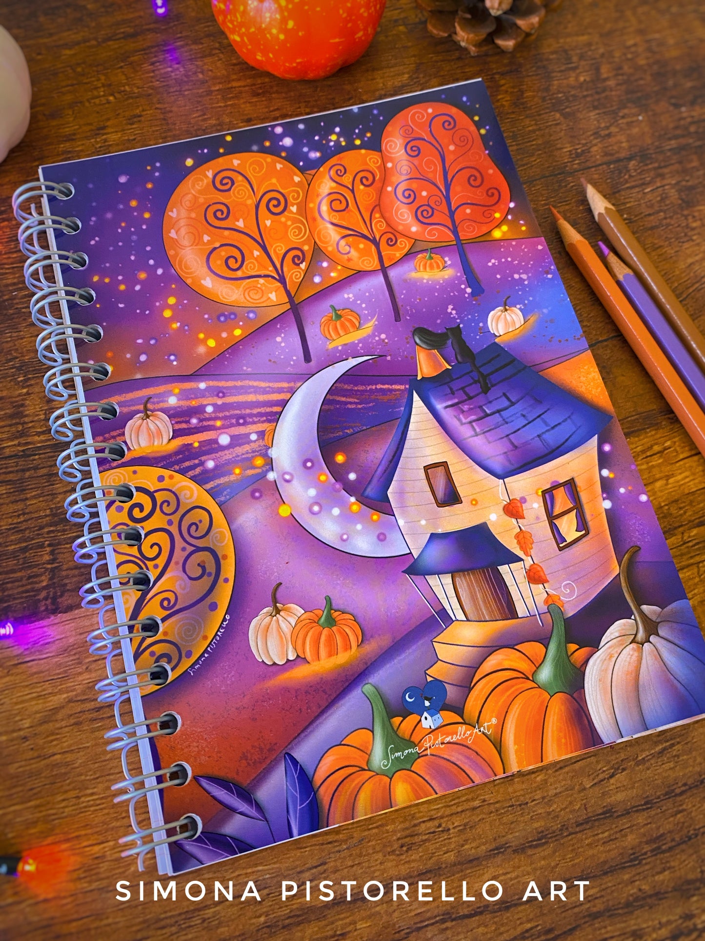 Quaderno Autunno A5 (maxi - 200 pagine) - a righe E quadretti