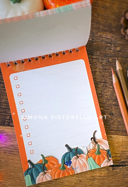Block Notes Zucchette to do list ad anelli