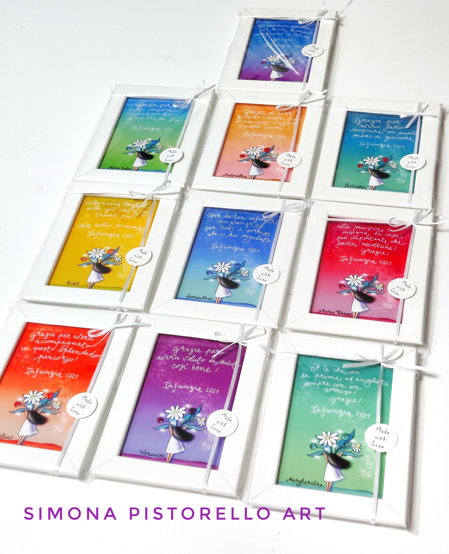 Stampa per insegnanti 10x15 cm + cornice