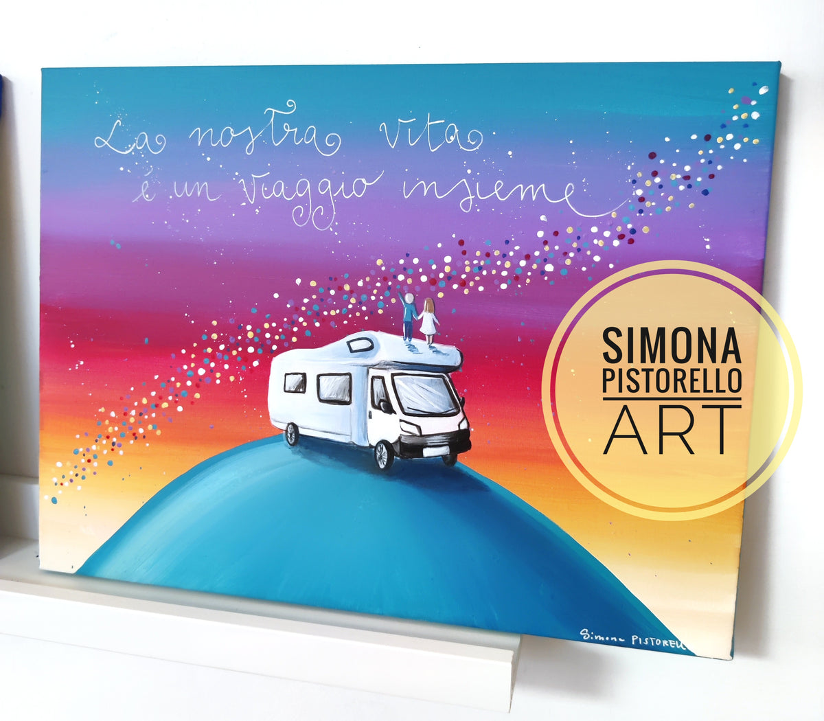 Quadro personalizzato dipinto a mano