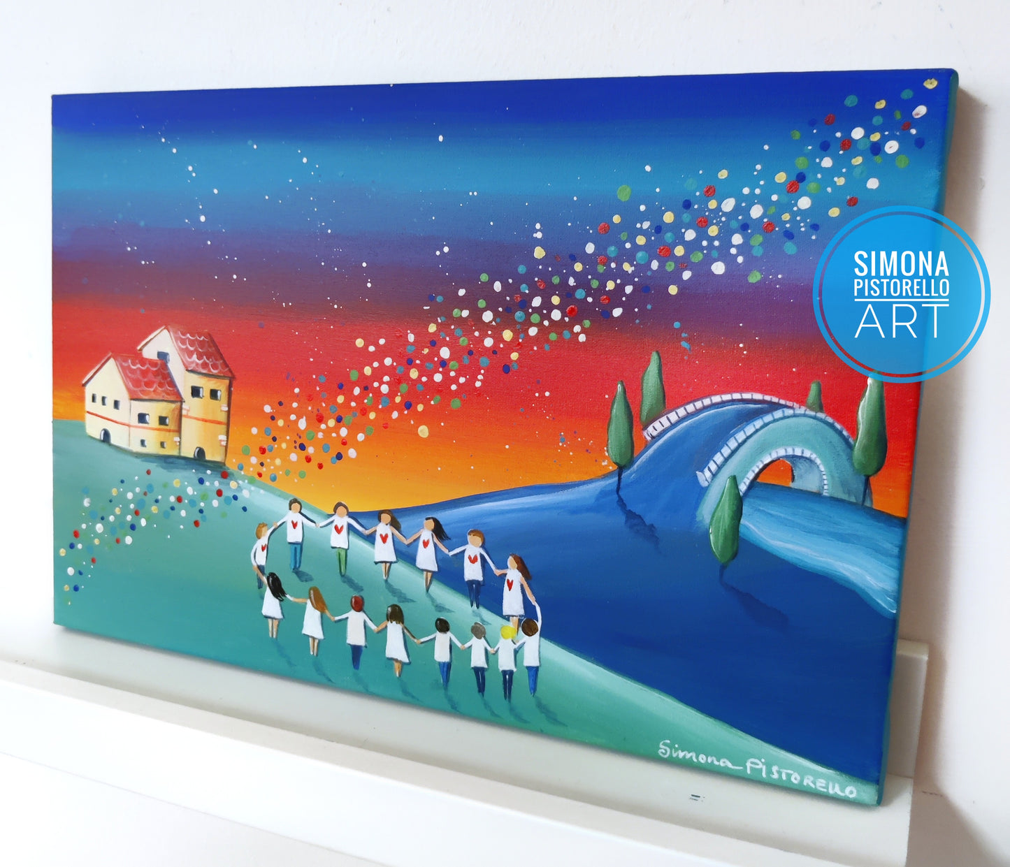 Dipinto su tela per insegnanti - totalmente personalizzabile