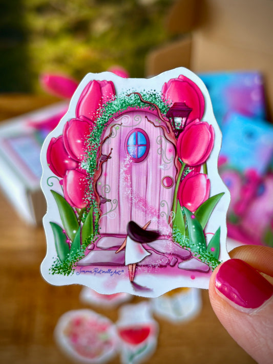 Adesivo Porta di Primavera