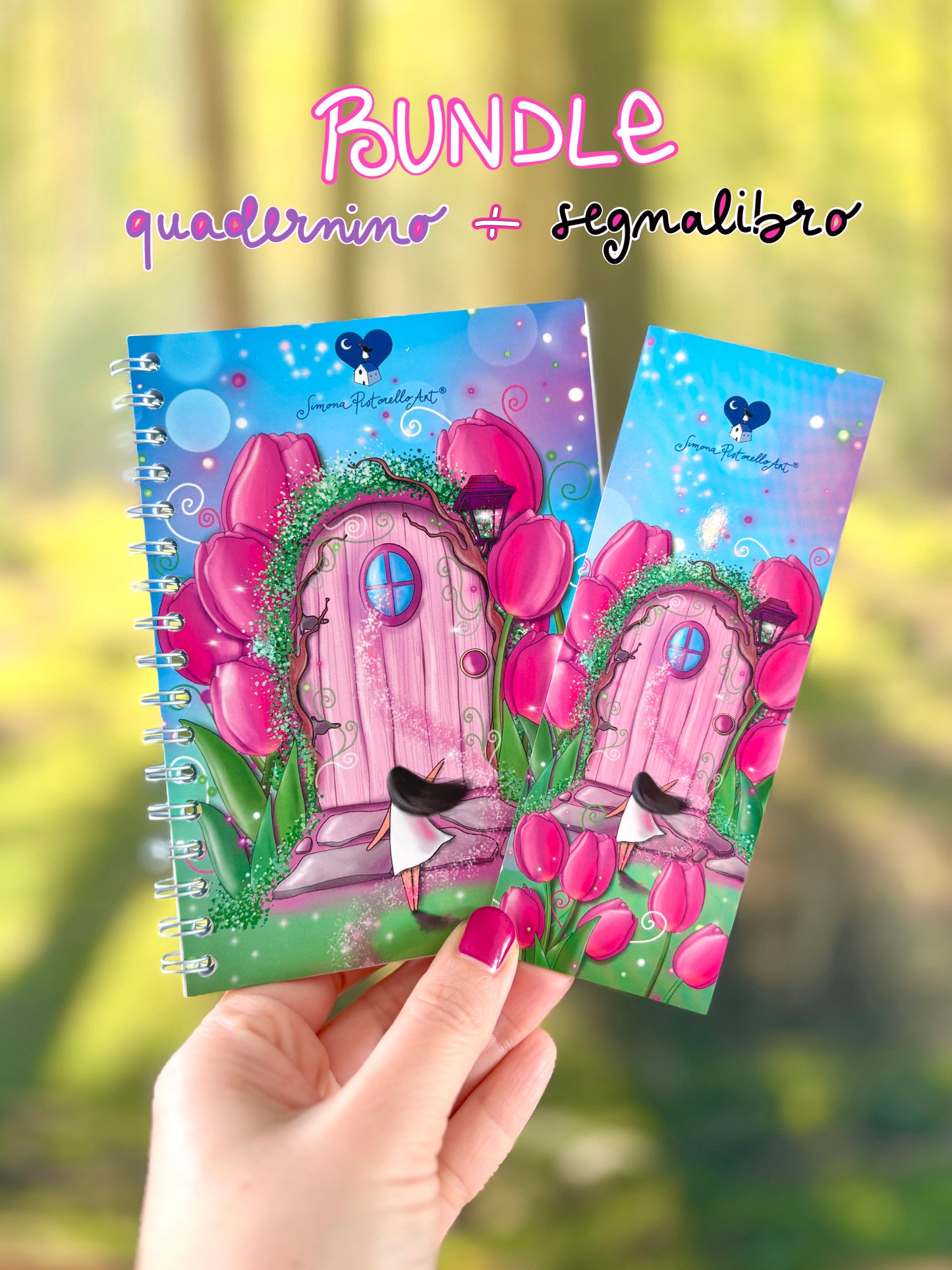 Bundle Quadernino + Segnalibro Primavera