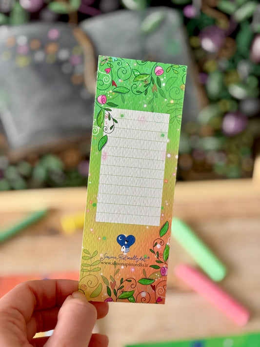 Segnalibro "Germoglio tra i libri" - con confezione regalo personalizzabile con nome