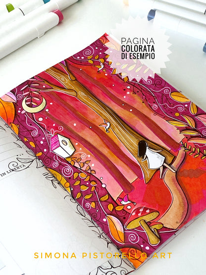 BUNDLE Colouring Diary + Planner d'Autunno + Segnalibro omaggio