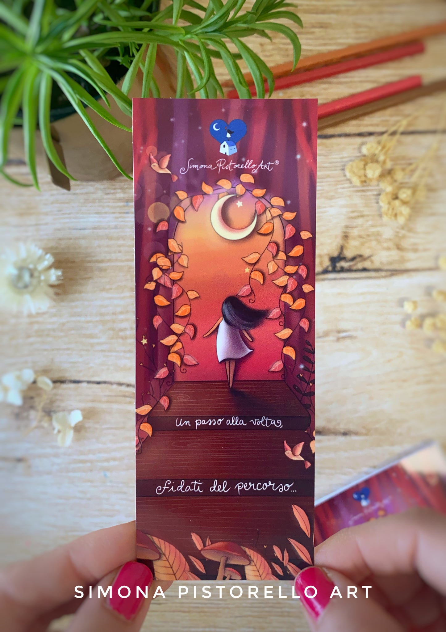 Quadernino A6 + Segnalibro "Un passo alla volta, fidati del percorso" - TERRA