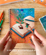 Carica l&#39;immagine nel visualizzatore di Gallery, Quaderno A6 Libri + segnalibro
