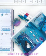 Carica l&#39;immagine nel visualizzatore di Gallery, BUNDLE ASTUCCIO+WASHI+PORTACHIAVI+STICKERS
