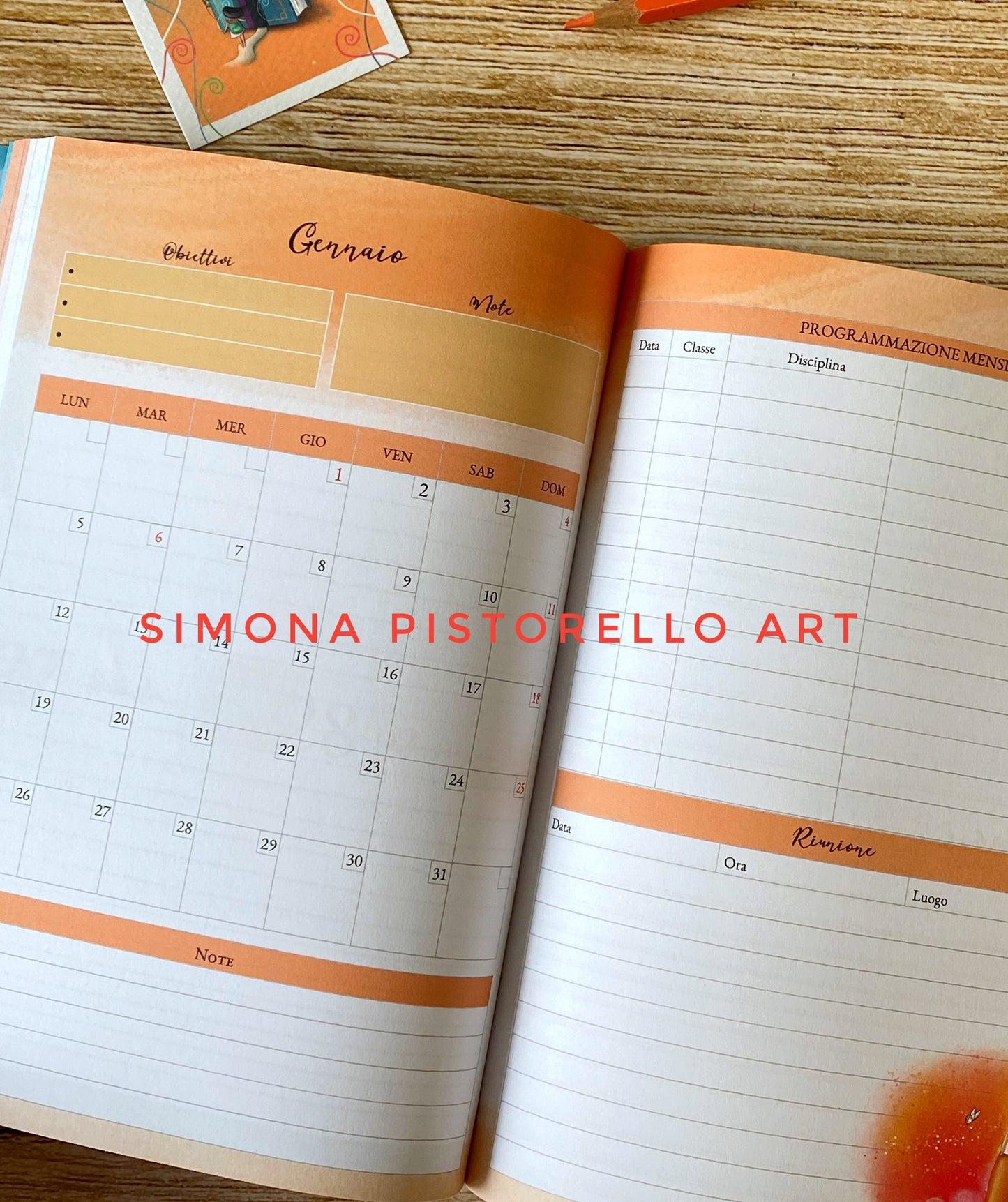 Agenda Docenti 2025/26 + Segnalibro e Stampa in OMAGGIO